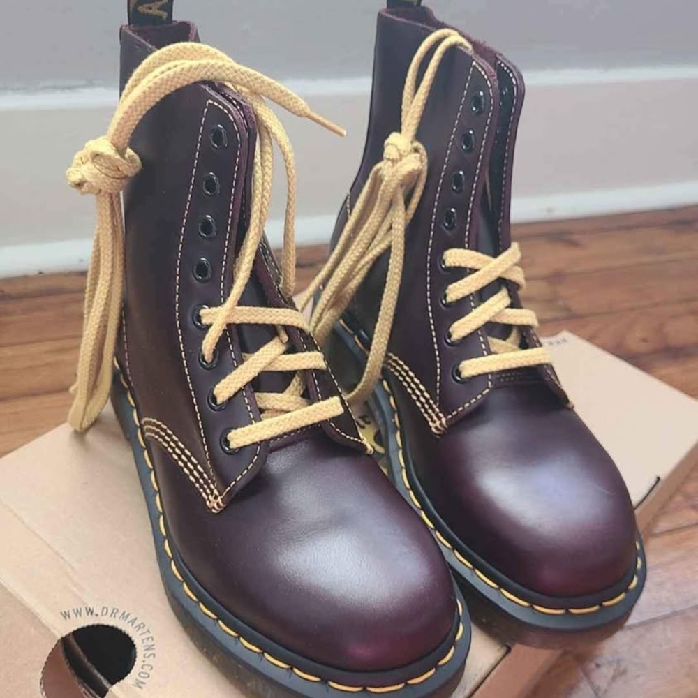 Dr. Martens Women's Burgundy Boots